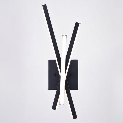 Vaxcel Barcelo 6.25 in. LED Wall Light in Matte Black Model: W0459