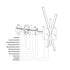 Vaxcel Barcelo 6.25 in. LED Wall Light in Matte Black Model: W0459