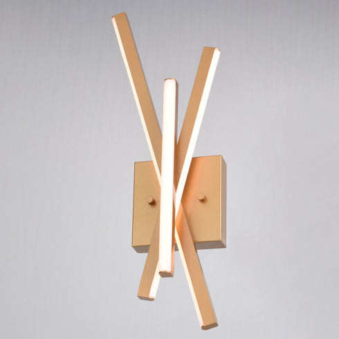 Vaxcel Barcelo 6.25 in. LED Wall Light Light in Gold Model: W0460