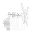 Vaxcel Barcelo 6.25 in. LED Wall Light Light in Gold Model: W0460