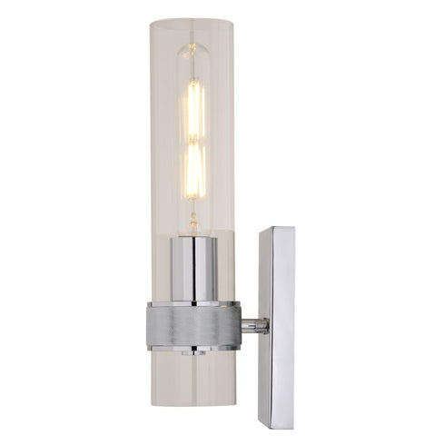 Vaxcel Bari 13 in.H Wall Light in Chrome Model: W0501