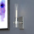 Vaxcel Bari 13 in.H Wall Light in Chrome Model: W0501