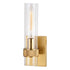 Vaxcel Bari 13 in.H Wall Light in Satin Brass Model: W0426