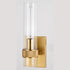 Vaxcel Bari 13 in.H Wall Light in Satin Brass Model: W0426