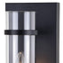 Vaxcel Bari 14 in.H Wall Light in Matte Black Model: W0427
