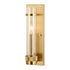 Vaxcel Bari 14 in.H Wall Light in Satin Brass Model: W0425