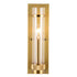 Vaxcel Bari 14 in.H Wall Light in Satin Brass Model: W0425