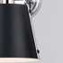 Vaxcel Barrington 24.25 in. 3 Light Vanity in Matte Black and Chrome Model: W0424