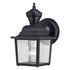 Vaxcel Bedford Dualux 5.25 n. Outdoor Motion Sensor Wall Light in Textured Black Model: T0732