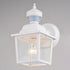 Vaxcel Bedford Park Dualux 5.25 n. Outdoor Motion Sensor Wall Light in Textured White Model: T0733