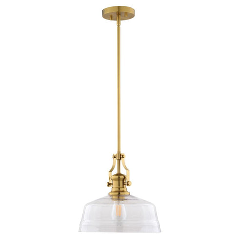 Vaxcel Beloit 12 in. W Pendant in Brushed Gold Model: P0430