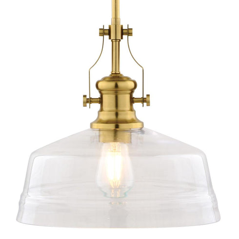 Vaxcel Beloit 12 in. W Pendant in Brushed Gold Model: P0430