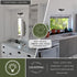 Vaxcel Beloit 17 in. W 2 Light Vanity Light Black in Matte Black Finish Model: W0503