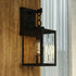Vaxcel Berkley 6 in. W Outdoor Wall Light in Textured Black Model: T0771