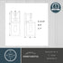 Vaxcel Berkley 6 in. W Outdoor Wall Light in Textured Black Model: T0771