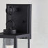 Vaxcel Berkley 6 in. W Outdoor Wall Light in Textured Black Model: T0771