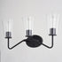 Vaxcel Beverly 3 Light Vanity in Matte Black Model: W0440
