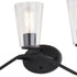 Vaxcel Beverly 3 Light Vanity in Matte Black Model: W0440