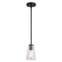 Vaxcel Beverly 4.5 in 1 Light Mini Pendant in Matte Black Model: P0396