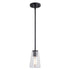 Vaxcel Beverly 4.5 in 1 Light Mini Pendant in Matte Black Model: P0396