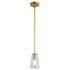 Vaxcel Beverly 4.5 in 1 Light Mini Pendant in Muted Brass Model: P0397