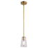 Vaxcel Beverly 4.5 in 1 Light Mini Pendant in Muted Brass Model: P0397