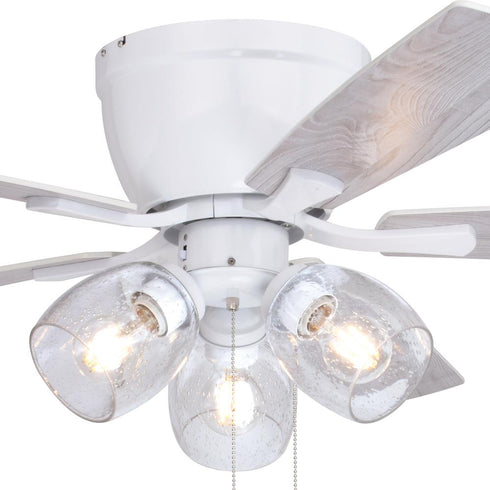 Vaxcel Brayton 52 in Ceiling Fan in White Model: F0117