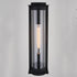 Vaxcel Brighton Park 18 in. H Outdoor Wall Light in Textured Black Model: T0712
