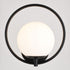 Vaxcel Bucktown 9.75 in. H 1 Light Wall Light in Matte Black Model: W0476