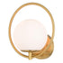 Vaxcel Bucktown 9.75 in. H 1 Light Wall Light in Natural Brass Model: W0475