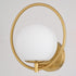 Vaxcel Bucktown 9.75 in. H 1 Light Wall Light in Natural Brass Model: W0475