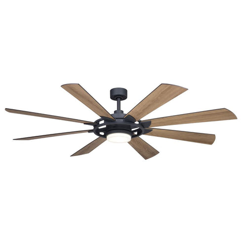 Vaxcel Burlington 68 in. LED Ceiling Fan in Slate Gray Model: F0113