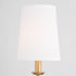 Vaxcel Camden 6 in 1 Light Wall Light in Natural Brass Model: W0448