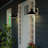 Vaxcel Canton 12 in. Outdoor Wall Light Matte Black and Glossy White in Matte Black and White Finish Model: T0748