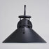 Vaxcel Canton 12 in. Outdoor Wall Light Matte Black and Glossy White in Matte Black and White Finish Model: T0748