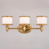 Vaxcel Carlisle 22 in. W 3 Light Vanity in Natural Brass Model: W0479