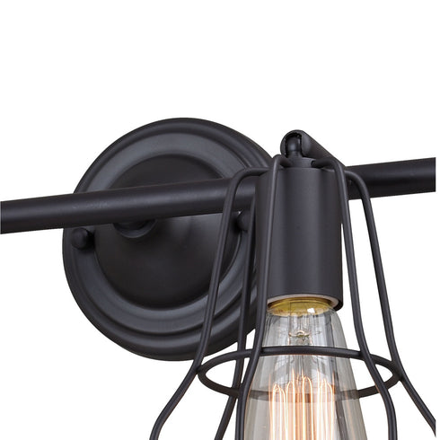 Vaxcel Clybourn 4 Light Adjustable Vanity Oil Rubbed in Bronze Model: W0314