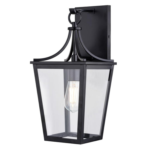 Vaxcel Cottage Grove 7.5 in. W Outdoor Wall Light in Matte Black Model: T0774
