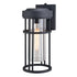 Vaxcel Crestline 6.5 in Outdoor Wall Light in Textured Black Model: T0742