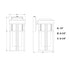Vaxcel Crestline 6.5 in Outdoor Wall Light in Textured Black Model: T0742