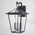 Vaxcel Derby 10 in 3 Light Outdoor Wall Light in Matte Black Model: T0718