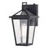 Vaxcel Derby 6 in Outdoor Wall Light in Matte Black Model: T0715