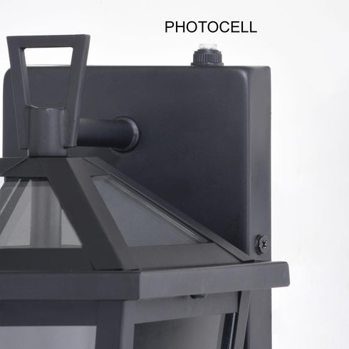 Vaxcel Derby 6 in Outdoor Wall Light in Matte Black Model: T0715
