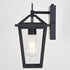 Vaxcel Derby 6 in Outdoor Wall Light in Matte Black Model: T0715