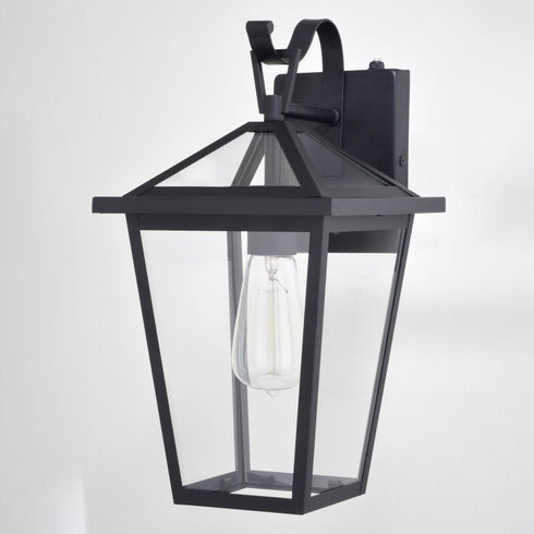 Vaxcel Derby 8 in Outdoor Wall Light in Matte Black Model: T0716