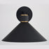 Vaxcel Dunbar 12 in Outdoor Wall Light in Matte Black and Gold Model: T0682