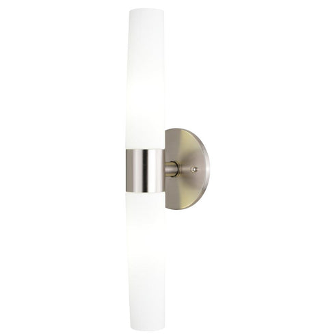 Vaxcel Elliot 20.5 in. 2 Light Wall Light in Satin Nickel Model: W0458