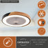 Vaxcel Everette 20 in. LED Ceiling Fan in Matte Black Model: F0131