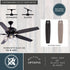 Vaxcel Fircrest 60 in. Ceiling Fan in Matte Black Model: F0130