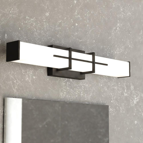 Vaxcel Fuller Park 22.5 in. W LED Vanity in Matte Black Model: W0477